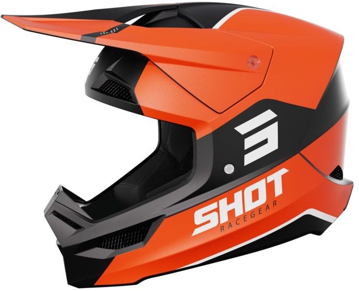 Shot - Race - Crosshelm - Synthetisch - Zwart - Geventileerd