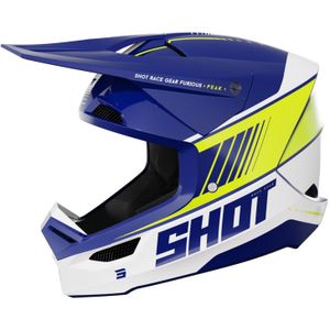 Crosshelm Shot Furious Peak Blauw-Neon Geel