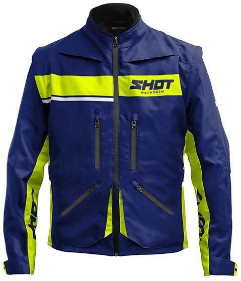 Shot - Contact Assault 2.0 - Endurojas - Zwart - Polyester 600 Deniers, Waterdicht, Verwijderbare Mouwen