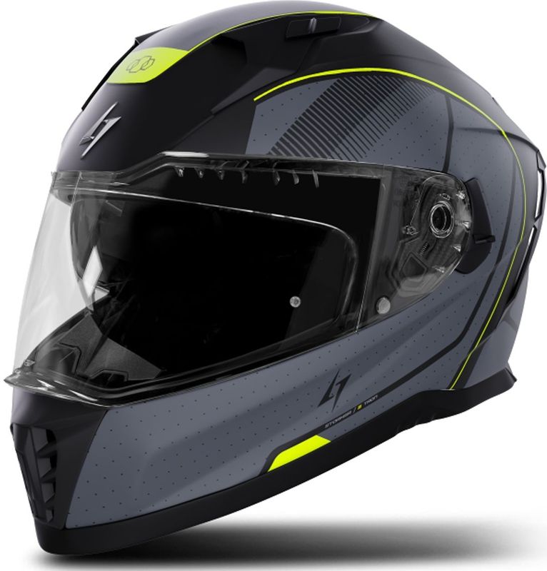 Integraalhelm Stormer Blast Mat Geel