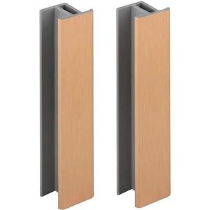 cyclingcolors 2x connectoren voor plinten 150 mm koper kleur keuken hoek sokkelhoek keukensokkel binnenhoeken buitenhoeken meubels