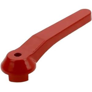 cyclingcolors Hendel voor kogelkraan rode hendel aluminium kraan enkele hendel hendel afsluitkraan afsluitklep kogeluitloopkraan, 1/2 inch