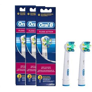 Oral-B FlossAction EB25 Opzetborstels - 3 x 2 stuks