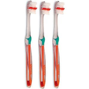 Elmex Anti Caries Medium - 3 Stuks - Tandenborstel - Voordeelverpakking