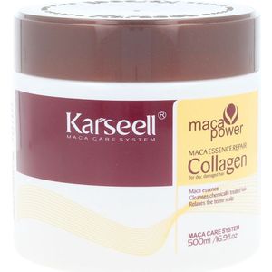 Karseell - MACA CARE SYSTEM - Haarmasker - 500ml - Hydratatie Herstel Anti-Pluis