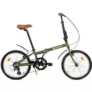 WSIKGHU Vouwfiets 20 Inch – 7 Versnellingen – Dubbel V-rem – Stalen Frame – In Hoogte Verstelbaar – Wit – 140-190 Cm – 90 Kg Max 3 miniatura