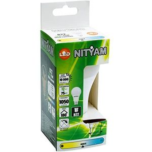 NITYAM LED-lamp standaard 12W 1050 Lumen B22 socket neutraal wit 4000K stralingshoek 180°