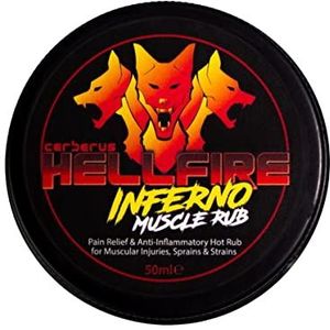 CERBERUS Strength Inferno Muscle Rub - Hot Rub voor en na de training