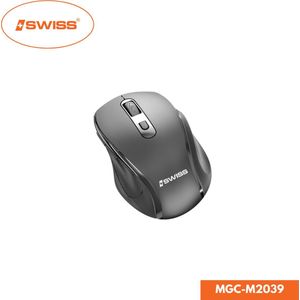 iSwiss Computermuis - Anti-slip - Waterbestendig - Vingerafdrukbestendig - Nauwkeurig - Zwart