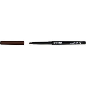 Glam'Up Paris – potlood intrekbaar – automatisch potlood – eyeliner – langdurig – romige textuur – intensieve kleur – hoge precisie – eenvoudig aan te brengen – nr. 2 – bruin
