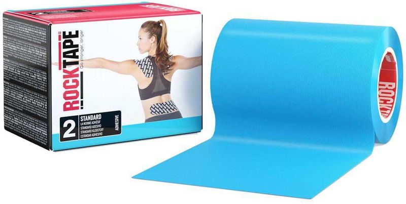 RockTape - Mini Big Daddy - Elastische Therapieband - Blauw - 10 x 5 m, 180% Elasticiteit, Hypoallergeen