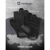 Harbinger Power 2.0 Unisex Fitness Handschoenen - Zwart - S