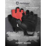 Harbinger Flexfit Gloves - Fitness Handschoenen Heren & Dames - Licht & Flexibel - L - Unisex - Rood - Gym & Crossfit Training - Krachttraining