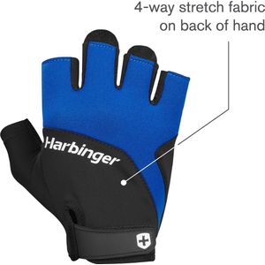 Harbinger Training Grip 2.0 Unisex Fitness Handschoenen - Blauw - S