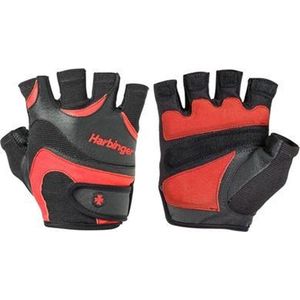 Harbinger - Flexfit Men Gloves - Handschoenen - Fitnesshandschoenen - Sporthandschoenen -  Black/Red - Maat S