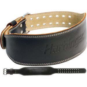 4 Inch Padded Leather Belt 1 riem Maat S