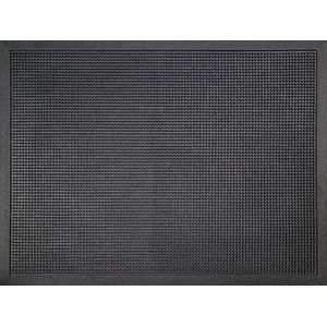 ID mat t M51 L noppenlicht tapijt voetmat rubber zwart 80 x 60 x 1,6 cm