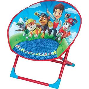 Fun House Paw Patrol Maanstoel, opvouwbaar, voor kinderen, polyester, blauw, 54 x 45 x 47 cm