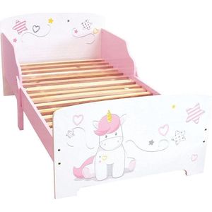 Unicorn Peuter Bed  - 70 x 140 cm - Roze