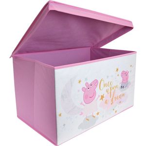 Peppa Pig - Speelgoedkist - Roze - Opvouwbaar - Polypropyleen