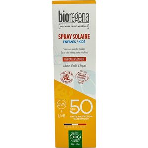 Bioregena Spray Solaire Beschermende Verzorging tegen Zonnestraling  voor Kinderen SPF 50 90 ml