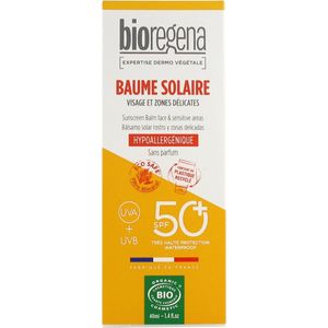 Bioregena Expertise Dermo Végétale Beschermende Verzorging tegen Zonnestraling  voor zeer Gevoelige Huid SPF 50+ 40 ml