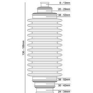 Sinatec - Stuurhuis - Wielophanging - Geschikt Voor 0