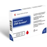 CRP-Screen (ontstekingen) zelftest | meet het C-reactief proteïne niveau in bloed | eenvoudig en betrouwbaar