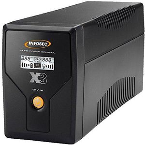 Infosec - X3 EX 1000 - Ononderbroken Stroomvoorziening - 1000 VA - Tower-formaat