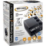Infosec - Z1 ZENERGY CUBE EX 600 - UPS - 600 VA - Online Dubbele Transformator
