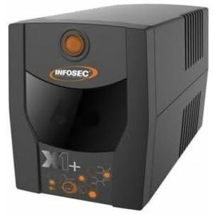Infosec - X1+ Omvormer - 1000VA - IEC Interactive Lin - Compact Ontwerp