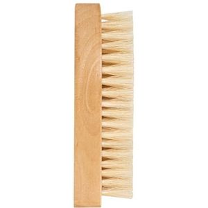 PLIC BEAUTY - Nagelborstel voor volwassenen - Echt beukenhout - Natuurlijke zijden borstelharen - Ergonomisch, duurzaam en efficiënt