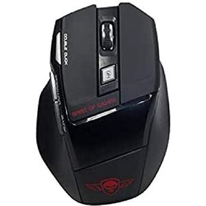 SPIRIT OF GAMER Gaming Mouse Wireless ""PRO-M9"" / optische sensor Avagon A3000 2000 dpi / 7 toetsen / multidirectioneel wieltje, ultrasnel en stil