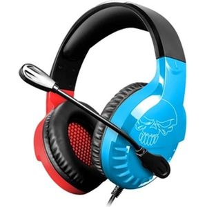 Spirit of Gamer Headset – Kinder Koptelefoon - Koptelefoon - Microfoon – Geschikt Voor Headset Nintendo Switch/PS5/PS4/Xbox Series X/S/Xbox One/Pc – Ruisonderdrukkende Microfoon – Verstelbare hoofdband – Helder geluid – Blauw/Rood/Zwart