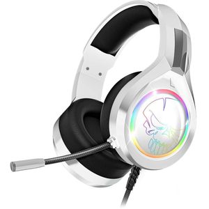 Gaming-Headset - Wit - 50 mm Luidsprekers - Multiplatform Compatibel