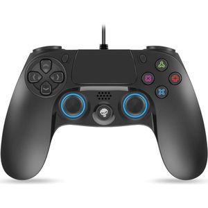 Spirit of Gamer Game Controller - Bedraad - PS4/PS3/PC - Zwart/Blauw