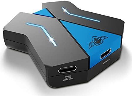 Spirit of Gamer Converter - PS4 PS3 Xbox Switch - Zwart/Blauw