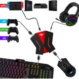 Spirit of Gamer Converter 2 - Muis en Keyboard - Zwart/Blauw