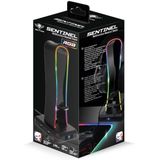 Spirit Of Gamer - Sentinel - Gaming Headset Stand RGB - Multifunctionele Gaming Headset Houder 11 Lichteffecten - Compatibel met PC/PS4/Console - 4 USB-poorten - USB-C kabel en Muiskabelgeleiding