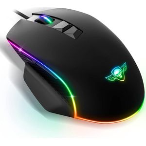 Spirit of Gamer - PRO M1 - Gaming Muis - Zwart - 8000 DPI - Bedraad