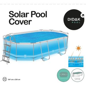 Afdekzeil Solar Zwembad Oval 427 X 250 X 100cm Voor Bestway 56620/56714
