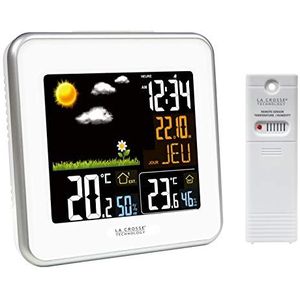 La Crosse Technology - WS6821 Weerstation met gekleurd scherm - Wit