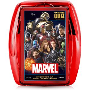 Winning Moves - Quiz Marvel Cinematic Universe- 500 geïllustreerde vragen - gezelschapsspel - reisspel - Franse versie.