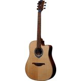 LAG Guitars Tramontane HyVibe 10 THV10DCE-LB Satin E/A westerngitaar met ingebouwd multi-effect en bluetooth