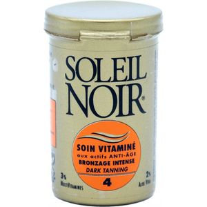 Soleil Noir Crème Soin Vitaminé SPF4 Bronzage Intense 20ml