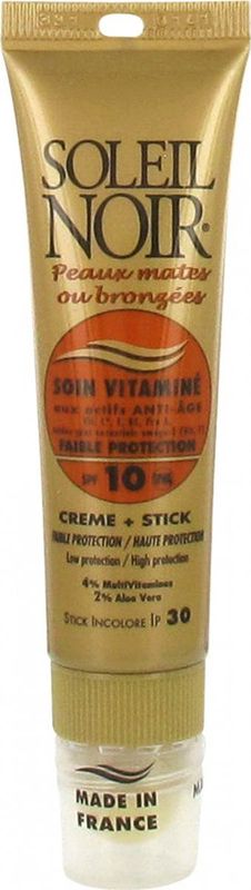 Soleil Noir Combi Soin Vitaminé SPF10 + Stick SPF30 22ml