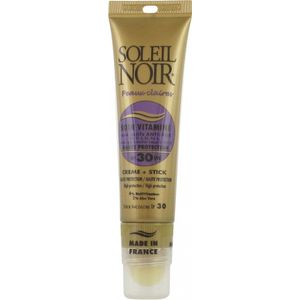 Soleil Noir - Combi Soin Vitaminé SPF30 - Stick SPF30 - Handig Zakformaat
