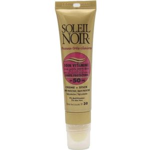 Soleil Noir Soin Vitaminé Crème SPF50 20 ml + Stick SPF30 2 g
