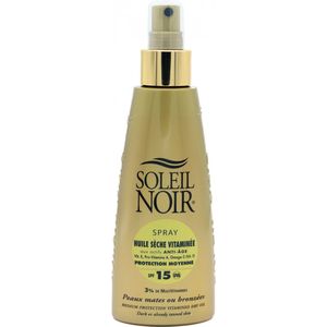 Soleil Noir - Gevitamineerde Droge Olie - SPF15 Spray - 150 ml