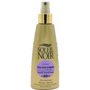 Soleil Noir Gevitamineerde Droge Olie SPF30 Spray 150 ml